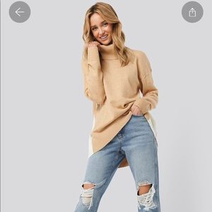 Like New Mango Blocked Sweater Size S